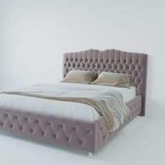 Кровать Нягань с ПМ 900 (велюр темно-серый) в Глазове - glazov.mebel24.online | фото 2