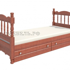 АЛЕНКА Кровать детская (орех) с 2 ящиками в Глазове - glazov.mebel24.online | фото 2