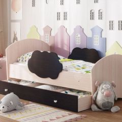 Кровать "Тучка" на щитах с бортиками + ящик в Глазове - glazov.mebel24.online | фото 4