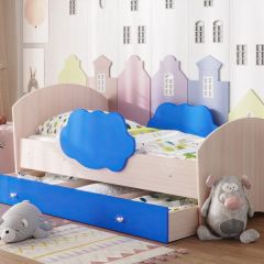 Кровать "Тучка" на щитах с бортиками + ящик в Глазове - glazov.mebel24.online | фото 7