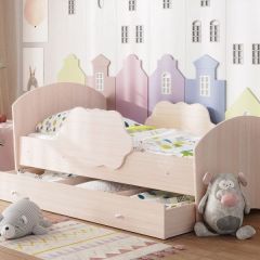 Кровать "Тучка" на щитах с бортиками + ящик в Глазове - glazov.mebel24.online | фото 8