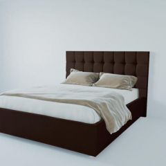 Кровать Венеция без основания 800 (экокожа коричневая) в Глазове - glazov.mebel24.online | фото