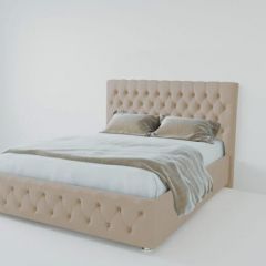 Кровать Версаль 1800 без основания (велюр светло серый) в Глазове - glazov.mebel24.online | фото