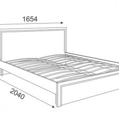 Кровать 1.6 Беатрис М07 Стандарт с ортопедическим основанием (дуб млечный) в Глазове - glazov.mebel24.online | фото