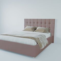 Кровать Венеция с ПМ 800 (велюр темно-серый) в Глазове - glazov.mebel24.online | фото 2
