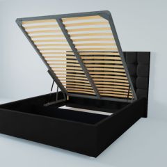 Кровать Венеция с ПМ 900 (экокожа кольт ч) в Глазове - glazov.mebel24.online | фото