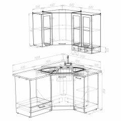 Кухонный гарнитур Лира литл 1500*1200 в Глазове - glazov.mebel24.online | фото 3