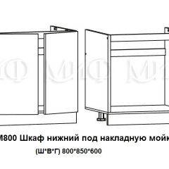 ЛИЗА-2 Кухонный гарнитур 1,6 Белый глянец холодный в Глазове - glazov.mebel24.online | фото 6