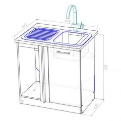 Кухонный гарнитур Лоретта гранд прайм 2600х1400 мм в Глазове - glazov.mebel24.online | фото 20