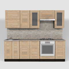 Кухонный гарнитур Ника базис 2400 в Глазове - glazov.mebel24.online | фото 3