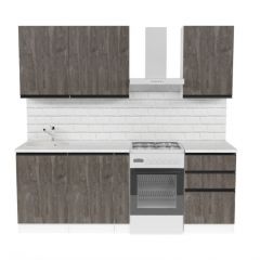 Кухонный гарнитур Ноктюрн стандарт 1600 мм в Глазове - glazov.mebel24.online | фото 3