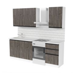 Кухонный гарнитур Ноктюрн стандарт 1600 мм в Глазове - glazov.mebel24.online | фото 4