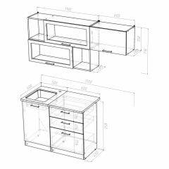 Кухонный гарнитур Полина экстра 1700 в Глазове - glazov.mebel24.online | фото 4