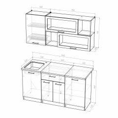 Кухонный гарнитур Полина стандарт 1600 в Глазове - glazov.mebel24.online | фото 7