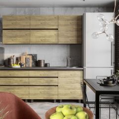 Кухонный гарнитур Лофт 2.0 (Дуб Крафт/Венге) в Глазове - glazov.mebel24.online | фото