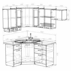 Кухонный гарнитур Симона литл 1300*2000 в Глазове - glazov.mebel24.online | фото 3