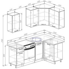 Кухонный гарнитур угловой Вегас 2000*1200 (Стол. 26мм) в Глазове - glazov.mebel24.online | фото 3