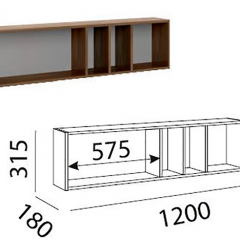 Лимба (гостиная) М11 Полка навесная в Глазове - glazov.mebel24.online | фото