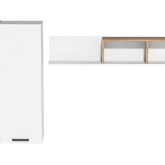 Гостиная Эльза (модульная) Дуб Крафт Золотой/Белый в Глазове - glazov.mebel24.online | фото 2