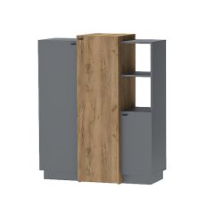 Модульная спальня Квадро (ЛДСП дуб крафт золотой) в Глазове - glazov.mebel24.online | фото 6