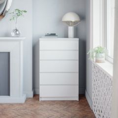 МОРИ МК 700.5 Комод (белый) в Глазове - glazov.mebel24.online | фото 1