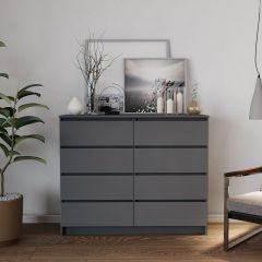 МОРИ МК 1200.8 Комод (графит) в Глазове - glazov.mebel24.online | фото