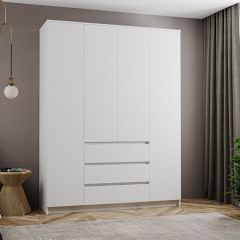 МОРИ МШ 1600.1 Шкаф (белый) в Глазове - glazov.mebel24.online | фото