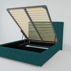 Кровать Версаль с ПМ 1400 (велюр бирюзовая) в Глазове - glazov.mebel24.online | фото 2