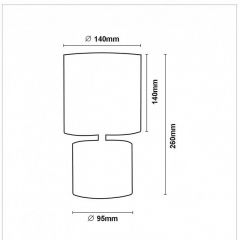 Настольная лампа декоративная Lucide Greasby 47502/81/38 в Глазове - glazov.mebel24.online | фото 4