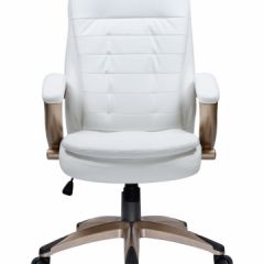 Офисное кресло для руководителей DOBRIN DONALD LMR-106B белый в Глазове - glazov.mebel24.online | фото