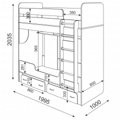 Подростковая ОСТИН (модульная) в Глазове - glazov.mebel24.online | фото 66