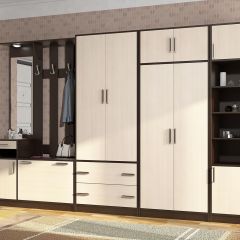 Прихожая ДИАНА-4 сек №3 (Венге/Дуб молочный) в Глазове - glazov.mebel24.online | фото 3