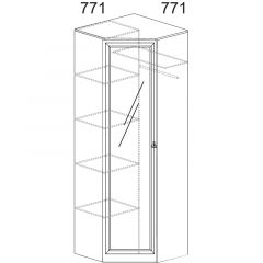 Прихожая Инна 4 Денвер темный в Глазове - glazov.mebel24.online | фото 5