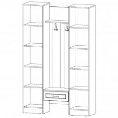 ЛИБЕРТИ Прихожая МДФ (Трюфель) в Глазове - glazov.mebel24.online | фото 2