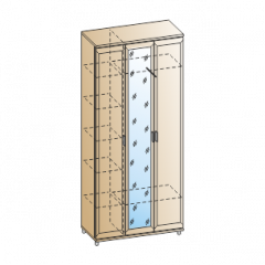Прихожая Мелисса композиция 5 (Ясень Асахи) в Глазове - glazov.mebel24.online | фото 2