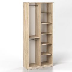 Шкаф 2-х створчатый Дуэт Люкс с зеркалом в Глазове - glazov.mebel24.online | фото 2