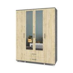 ЕВА Шкаф 4-х дверный Е43 в Глазове - glazov.mebel24.online | фото 7