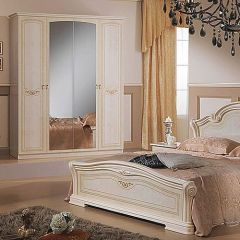 Шкаф 4-х дверный с зеркалами (08.244) Ирина (беж) в Глазове - glazov.mebel24.online | фото 3