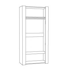Шкаф для одежды 13.133 Амели в Глазове - glazov.mebel24.online | фото 2