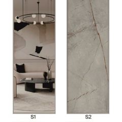Шкаф-купе 1300 серии SILVER S1+S1+B2+PL2 (2 ящика+1 штанга+1 полка) профиль «Серебро» в Глазове - glazov.mebel24.online | фото 7