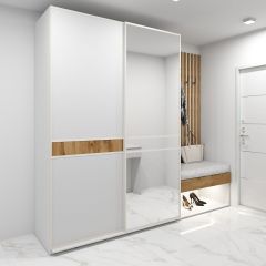 Шкаф-купе 1400 серии SOFT D6+D4+B2+PL2 (2 ящика+1штанга+1 полка) профиль «Капучино» в Глазове - glazov.mebel24.online | фото 4