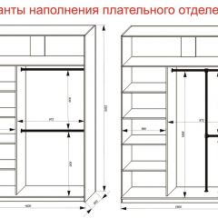 Шкаф-купе 1600 серии SOFT D6+D4+B2+PL2 (2 ящика+1штанга+1 полка) профиль «Капучино» в Глазове - glazov.mebel24.online | фото 9