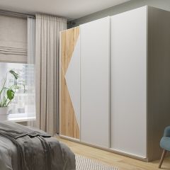 Шкаф-купе 2100 серии SOFT D7+D3+D3+B22+PL4 (по 2 ящика лев/прав+2штанги) профиль «Капучино» в Глазове - glazov.mebel24.online | фото 5