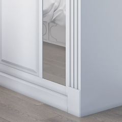 Шкаф-купе 2150 серии NEW CLASSIC K6Z+K1+K6+B22+PL2(по 2 ящика лев/прав+1 штанга+1 полка) профиль «Капучино» в Глазове - glazov.mebel24.online | фото 5