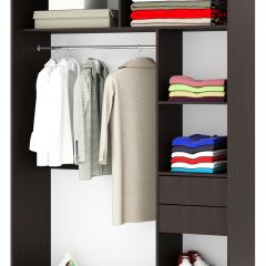Шкаф-купе Бабочка 1.5 серия Альянс (Венге) в Глазове - glazov.mebel24.online | фото 2