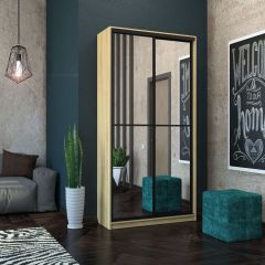 Шкаф-купе Лофт 1200 Шк12-60 (Дуб Сонома) в Глазове - glazov.mebel24.online | фото 8