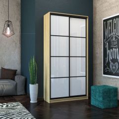 Шкаф-купе Лофт 1200 Шк12-60 (Дуб Сонома) в Глазове - glazov.mebel24.online | фото 12