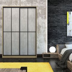 Шкаф-купе Лофт 1600 Шк16-60 (Дуб Сонома) в Глазове - glazov.mebel24.online | фото 13