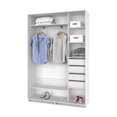 РОЛАНД Шкаф-купе с зеркалами Анкор светлый (450*1500) Р453 в Глазове - glazov.mebel24.online | фото 5