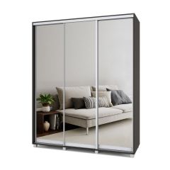 РОЛАНД Шкаф-купе с зеркалами Венге (450*1800) Р483 в Глазове - glazov.mebel24.online | фото
